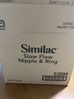 New  Similac Slow Flow Nipple And Ring  Pack Of 50 Latex Free Exp  Feb 2029