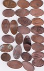 Elongated Souvenir Penny  25 Mixed Designs Souvenir Pennies L9