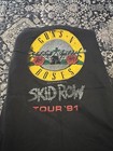 Vintage 1991 Tour Guns N Roses   Skid Row Concert Shirt  Rare