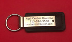 Leather Key Ring With Audi Logo   Dealer Name  Etc  - Collectible - Memorabilia