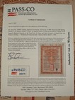 China 1898 Chinese Dab Imperial Government 100 Gold Loan Coupons   Pass-co Bond