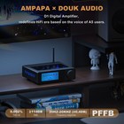 Hifi Tpa3255 Amplifier Bluetooth Stereo Amp W digital Vu Meter High-pass Filter