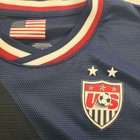 Nike Dri Fit 2012 Team Usa Mens Sz Large Away Blue Soccer Jersey Usmnt Shirt Euc