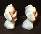 Vtg Replacement Powder Puff Puppies Lot  2  Blue Rhinestone Eyes Pink Faces 2   
