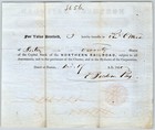 1850 Boston  Ma Northern Railroad Stock Certificate No  8017 For 70 Shares