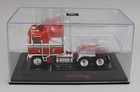 1 64 Ixo Models  red   White  1976 Kenworth K100 Aerodyne Coe Semi Truck
