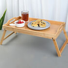 Bamboo Bed Tray Lap W  Folding Legs Rest Serving Tray Breakfast Laptop Table Usa