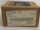 New  6  Pyrex Red Low Actinic Glass Class A 25ml Volumetric Flask 55640-25