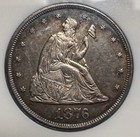 1876 Twenty Cent Ana Pf61 Old Holder