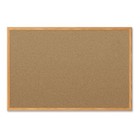 Mead 85367 Cork Bulletin Board 36 h X48 w  Oak