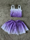 Girl   s Weissman Blank Space  19054  Dance Costume Purple White Sequin Size Ic