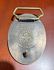 Vintage Solid Brass Sheet Metal Workers Belt Buckle 1978 Made By Bts In Usa