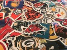100 Skateboard Stickers Ncaa Copper Plate Paper Decals Sticker Sport Laptop