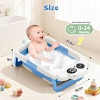 Foldable Baby Bathtub  Lightweight Bathtub For Infants To Toddlers With Soft    