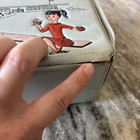 1959 Ponytail Eats  n Treats Vinyl Lunchbox American Thermos Co  Blue Damaged