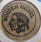 1985 North Hempstead  Ny Bicentennial Wooden Nickel - Token New York