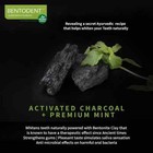 Bentodent Toothpaste Activated Charcoal Toothpaste -teeth Whitening  Cavity Prot