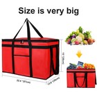 Extra Large Xxxl Insulated Food Delivery Bag Cooler Bags Keep Food Warm Catering