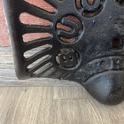 Antique Buckeye  Cast Iron Tractor Implement Seat - Vintage 1900s Farm Primitive