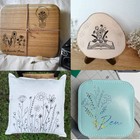 20 Flower Stencils For Painting Wildflower Reusable Stencil Large Floral Bouq   