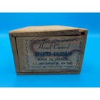 Vintage Hand Carved Imported Chessmen Made In France Lowe Company Ny Wooden Box