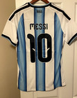 Argentina Mens Soccer Lionel Messi  10 Jersey Sizes S M L