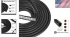 Flexible 10ft Black Edge Trim - Easy Install Metal Protector For Home   Auto