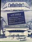Vintage 1950s Lou Walters  Latin Quarter Program  Cabaret Showgirls New York