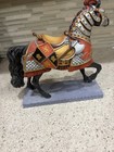 Trail Of Painted Ponies Super Charger Knight   s Horse Sword Shield Lion Crest