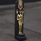 Rare Ancient Egyptian Antiquities Golden Statue For Goddess Hathor Pharaonic Bc