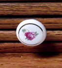 1960s Solid Oak Rose Flower Roll Top Bread Box Pre Owned 19 x13 x12 5  Unbranded
