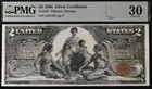 1896  2 Silver Certificate Pmg 30 - Educational Note - Red Seal - Fr 247
