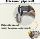 1  Male Hex Nipple Pipe Fittings  304 Stainless Steel 1 Inch Npt Threaded Pipe A