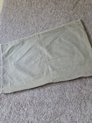  Pottery Barn Lumbar Pillow Cover 16 X 26 Red black white Striped Cotton  Zip 