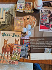 Junk Drawer Lot Vintage Sportscards  Coins  Hockey  Postcards  Nascar