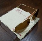 Ray Ban Driving Sunglasses Gold Bausch Lomb Vintage Authentic Rare Genuine