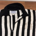 Vintage Bruce Hood Nhl Hockey Referee Jersey Xxl 1 4 Zip