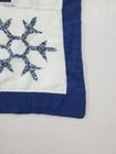 Vintage Handmade Beautiful Christmas Sampler Multicolored Quilt 79x62 Inch