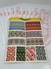 Knitting Machine Punch Cards  Toyota Ks 787  Set 621-630 Patterns   Booklet