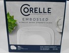 New 16-pc Corelle Square Cherish Dinnerware Set W 6 5  Appetizer Bread Plates