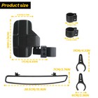 For Kawasaki Mule 3000 3010 4000 4010 Utv Rear-view Wide Center Side Mirrors Set