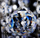 Crystal Prism-    1-1 2    Qty  2  Feng Shui Clear Faceted W  2  16  Chains