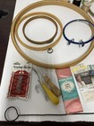 Mixed Lot Of Sewing Items - Rings thread etc  Used 