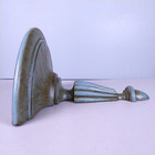 Set Of 2 - 9  Vintage-style Carved Wooden Wall Sconce Shelf Shelves Rustic