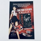 Blood Anime Series Promo Poster 2000s Adult Swim Dvd Advert Rare Print Ad