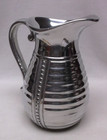 Wilton Armetale Rwp Pewter Metal Flutes And Pearls Pitcher 2 Quart