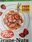 1960   s Post Grape-nuts Flakes W Bugs Bunny Paper Wrap