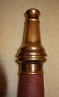 Nice Looking Vintage Large  30 solid Brass Fire Hose Nozzle