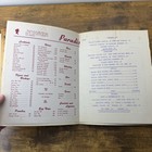 1953 Paradiso Cafe Restaurant Menu Detroit Michigan Woodward Ave Italian Vintage