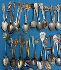 150 Pc 3  To 6  Collectible   Souvenir Spoons Mixed Metals  No Magnetic 